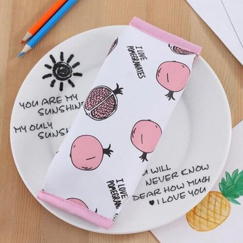 Korean Creative Cartoon Fruit Pencil Case Bags For Girls Kawaii Pencil Container School Office Stationery Supplies