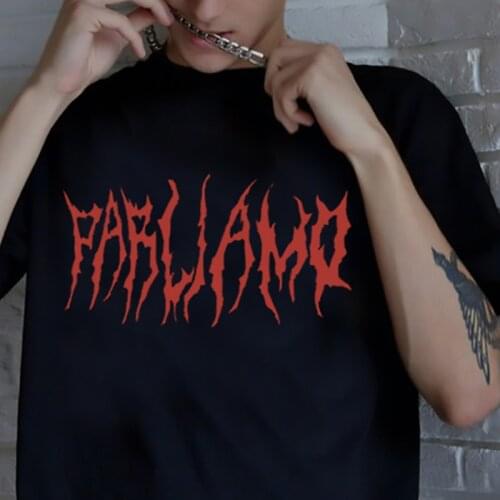 Summer Women tshirt Hip hop dropshipping vintage Gothic Ulzzang streetwear Korean clothes tee black print brandy punk Harajuku