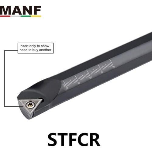 MANF CNC Metal Lathe Cutter S32T-STFCR16 Cutter Boring Bar Turning Machining Toolholder Clamped Internal Boring Tool Holder