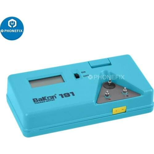 Bakon BK191 Soldering Iron Tip Temperature Tester with DC9V Dry Battery Large Display for Welding Iron Soldering Thermometer