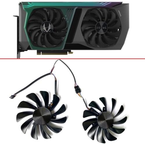 NEW 95MM CF1010U12S For ZOTAC GAMING GeForce RTX 3070 AMP HOLO Dual Graphic Video Card Fans GA92S2U 4PIN GPU RTX3070 Cooling