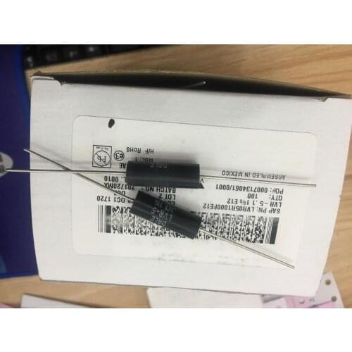 Original new 100% LVR05R1000FE12 fever resistance 5W0.1R LVR-5 0.1R 1% 8*24mm (Inductor)