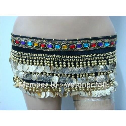 Popular wholesale belly dance hip scarves