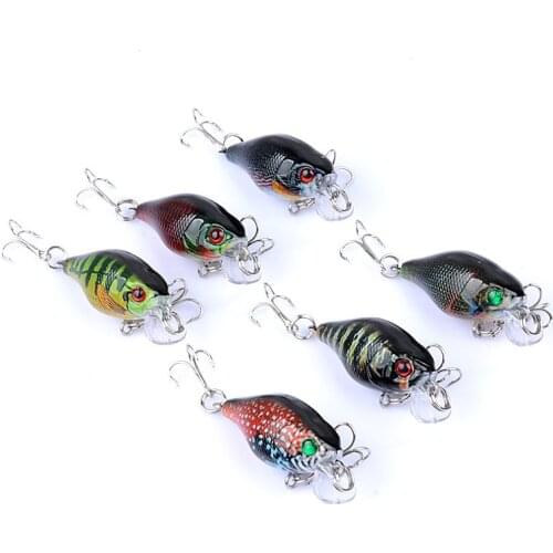 Fishing lures Tungsten weight system Squad Minnow crank wobbler crank bait fishing tackle 4.3cm/4.4g