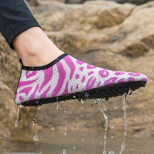 Sapatilha Para Agua Lover Aqua Water Shoes Swimming Socks Summer Beach Shoes Big Size Yoga Fitness Sneaker Slipper Men Women Red