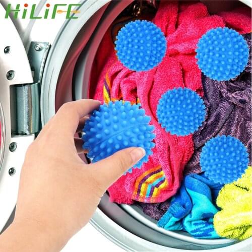 HILIFE Laundry Balls PVC Dryer Balls for Washing Machine Reusable Magic Washing Tool Cleaning Drying Fabric Softener Ball