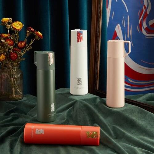 Vacuum Flask Insulation Water Bottle Thermos Mug 316 Stainless Steel Liner Double Layer Insulation Pot Gift Water Cup