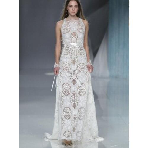 High Quality French Crochet Lace Fabric African Hollowed Guipure Fabric For Party Wedding Dress Circle Accessory Sell By Yard