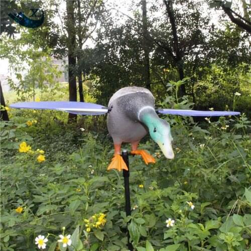 Xilei Wholesale Russian Outdoor Hunting Decoys Dc 6V Remote Control Drake Decoys For Duck Hunting With Magnet Spinning Wings
