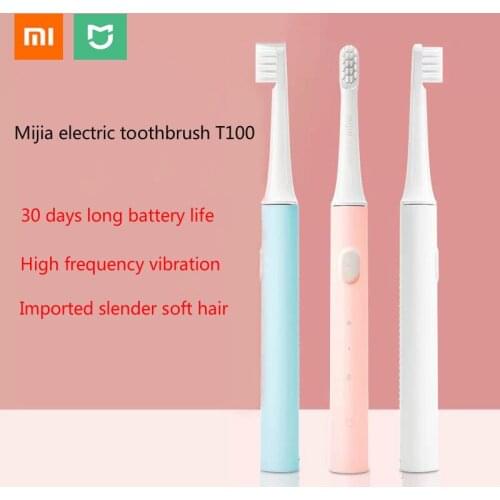 Xiaomi Mijia T100 Sonic Electric Toothbrush Smart Adult Ultrasonic Automatic Toothbrush USB Rechargeable Waterproof Tooth Brush
