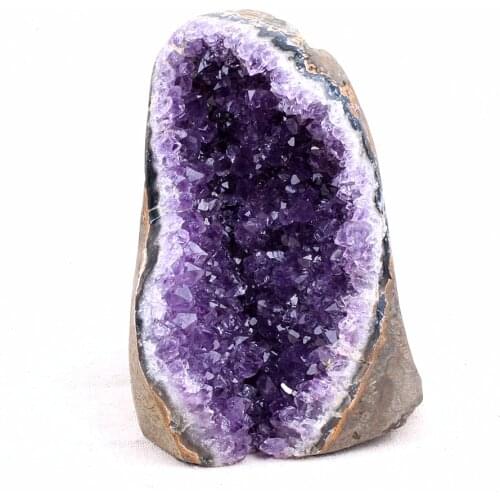 1pcs Amethyst Cluster Geode Quartz Uruguary Top Quality Dark Purple Amethyst Large Amethyst Crystal Geode Cluster Home Decor