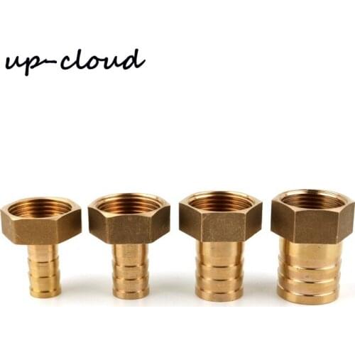 1pc Copper 1 inch Female Thread to 16mm 25mm 32mm Straight Connector Gas Aquarium Air Pump Hose Water Pump Pipe Adapter