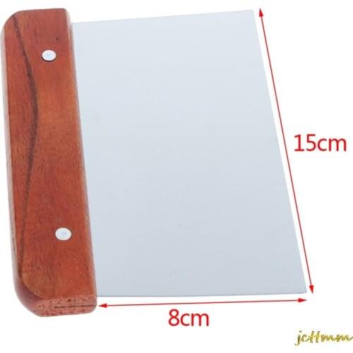 1PC New Hardwood Handle Soap Cutter Straight Stainless Wax Dough Slicer Cake Tidily Hot Sale