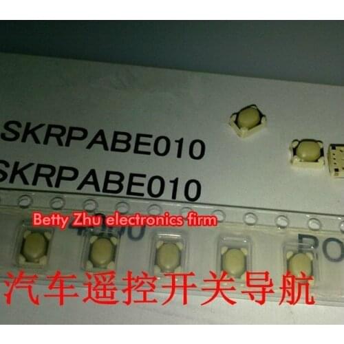 10PCS/LOT ALPS car key remote key touch switch 4.2 * 3.2 SKRPABE010 3 * 4 * 2.5