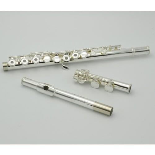 16 hole flute E key silver plated