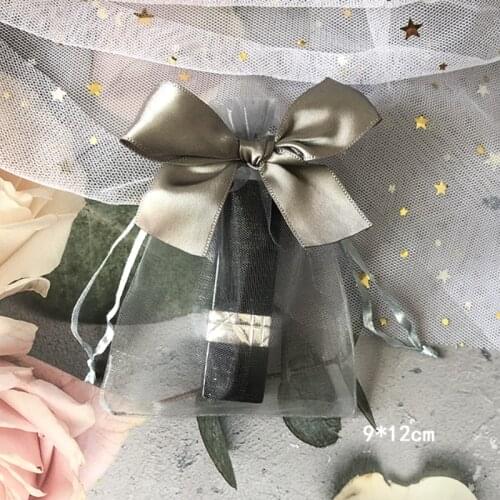 50pcs Butterfli Organza Bag Storage Fantastic Pocket Bags Gift Candy Wedding Pouches Jewelri Color Storage Drawstring Pocket Bag