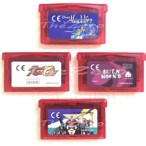ALADDIN Fina Fight One Alien Hominid CT Special Forces 3 Bioterror Video Game for 32 Bit Handheld Player Cartridge Console Card