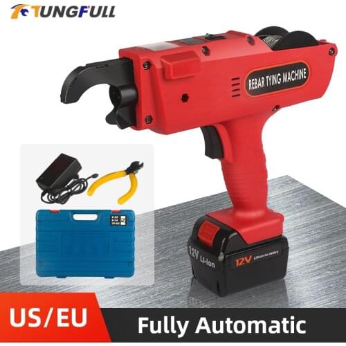 3000mAh Rebar Tying Tool Cordless Rechargeable Wire Binding Machine Handheld Building Tools Electric Rebar Binding Machine