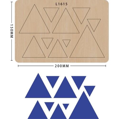 DIY wooden cutting dies for scrapbooking new wooden die mould Suitable for common die-cutting machines in the market