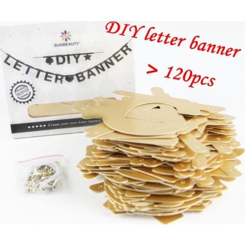 DIY Customizable Letters&Symbols Banner Decoration Kit Themed Party Banner for Birthday Wedding Showers Photo Props Windows