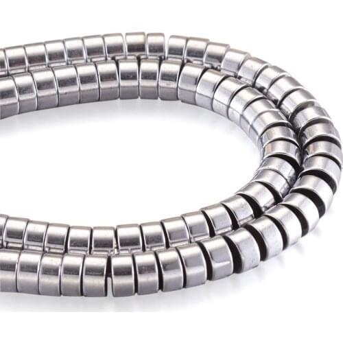 Electroplate Non-magnetic Synthetic Hematite Beads Spacers Flat Round/Disc Heishi Beads 4x2mm, about 200pcs/strand, 15.7