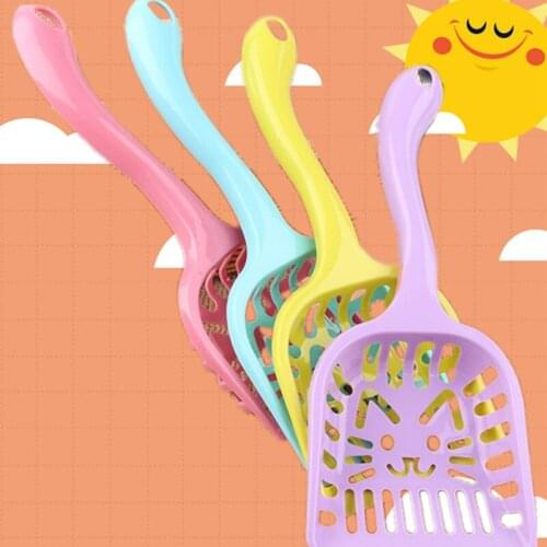 Pet Cats Cleaning Tool Scoop Pet Supplies Dog Puppy Cat Kitten Plastic Litter cleaning Scoop Poop Shovel Waste Tray