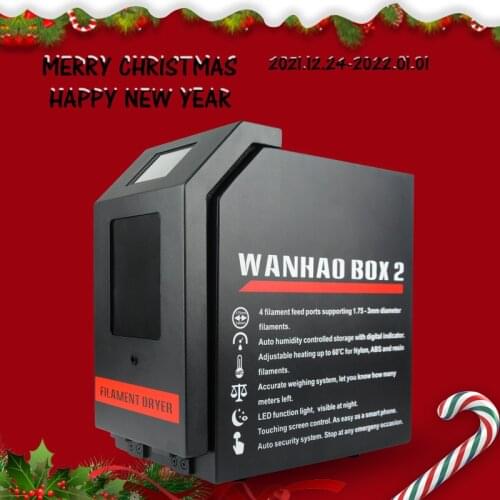 WANHAO BOX2 3D Printer Filament Box Curing Heating Machine Filament Storage Holder Keeping Filament Dry Measuring Filament Weigh