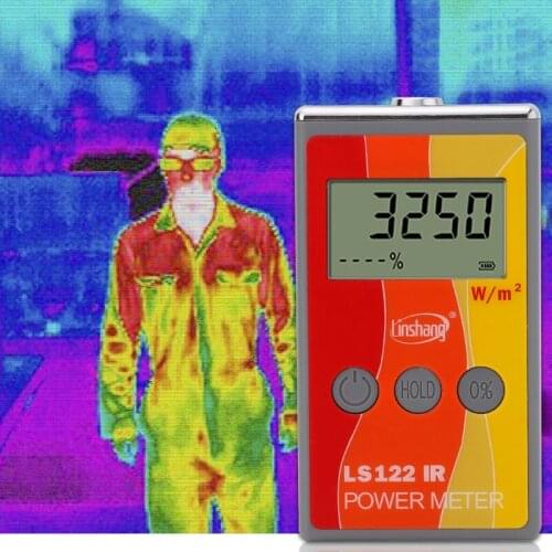 LS122 IR Solar Power Meter infrared intensity with Rejection Value Energy Tester