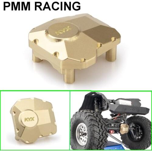 Metal Copper Front and Rear Axle Differential Cover Weight 40G For 1/10 RC Crawler car AXIAL SCX10 III AX103007 Upgrades Parts