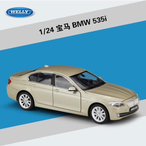 Welly 1:24 BMW 535 Series sports car simulation alloy car model crafts decoration collection toy tools gift