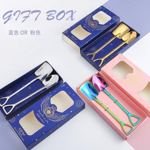 Spoon spoon set spoon watermelon spoon dessert spoon ice cream spoon spoon creative shovel coffee spoon golden spoon set