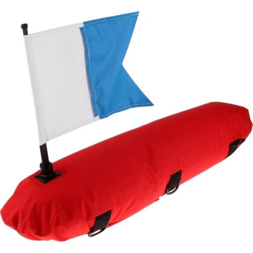High Visibility Inflatable Scuba Diving Gangway Float Boat Float Buoy with Diver Flag For Diver Down Snorkeling Spearfishing