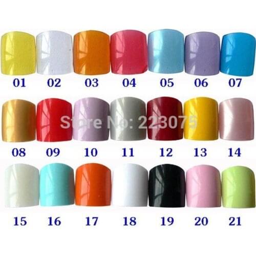 New 500Pcs False toe Tips Set Nail Art French Acrylic Fake False Tips UV GEL/ACRYLIC FOR PARTY WEDDING MAKEUP