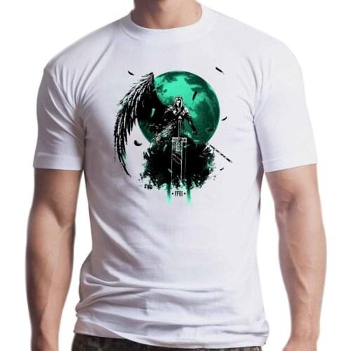 New Final Fantasy Vii T Shirt Sephiroth Final Fantasy Crisis Core Vii Final Fantasy 7 Cloud Zack Angeal Buster Sword Materia Wor