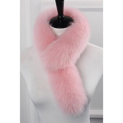New arrival genuine fox fur scarf real fox fur raccoon hoop women multi color fox fur scarves for women female trendy fur