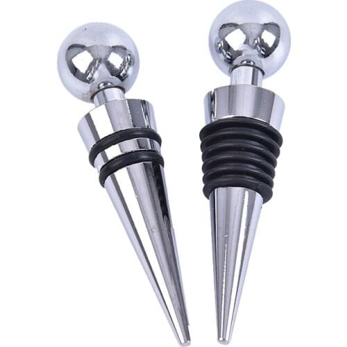 New Design 1 PC ABS Bottle Plug Reusable Vacuum Sealed Reusable Vacuum Sealed Red Stopper Stopper Wine Storage Twist Cap