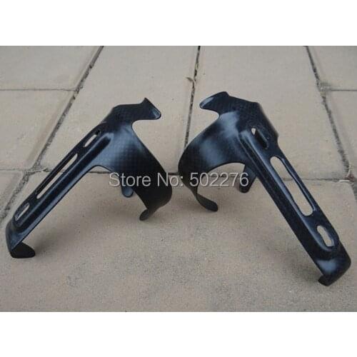 New Carbon Matt MTB Mountain Road Cyclocross TT Bike water Bottle cage bicycle Holder for all Cycling - 2 Pcs ( CG002 )