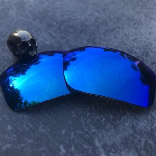 Firtox True Polarized Enhanced Replacement Lenses for-Oakley Bottlecap Sunglass (Lens Only)-Blue Mirror