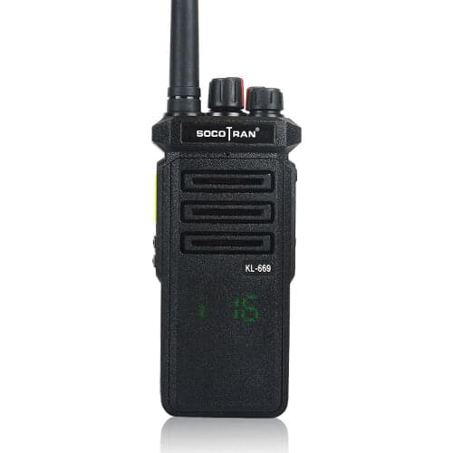 SOCOTRAN Walkie Talkie Intercom Handheld vhf radio 10W High Power 6800MA Lithium Battery 10km Long Standby for Outdoor Hotel