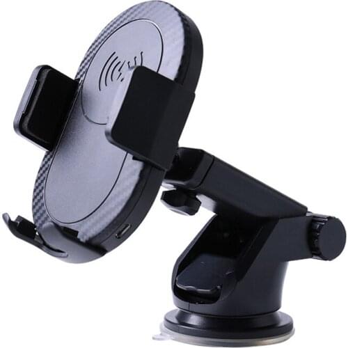 EtopLink Stretchable Wireless Charger Car Holder Suction QI Car Charger Extendable Arm Holder Base Stand for mobile phone