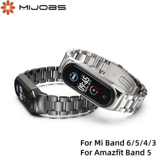 For Mi Band 5 Strap Global Metal Bracelet for Xiaomi Miband 5 NFC Wristband for Mi Band 4 Pulseira Miband 3 Bracelet Mi5 Band