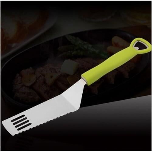 1PC Kitchen Accessaries Stainless Stainless Steel Cheese Cutter Cheese Butter Plane Slicer Cake Pizza Shovel EKX 169