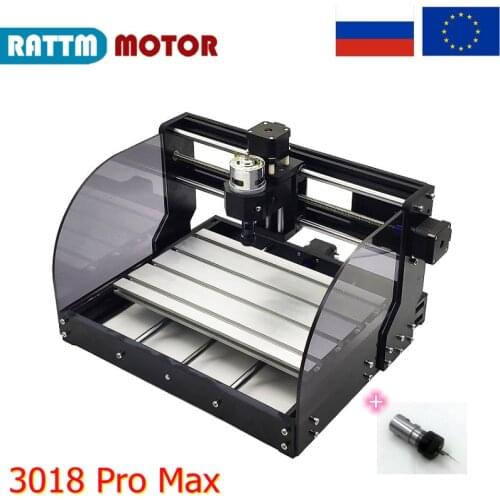 【RU / EU】CNC 3 Axis GRBL Control 3018 Pro Max DIY Mini Laser engraving Machine + ER11 Collet