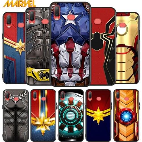 Avengers Hero Marvel for Samsung Galaxy A9 A8 Star A750 A7 A6 A5 A3 Plus 2018 2017 2016 Silicone Black Phone Case Soft Cover