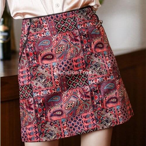 2021 woman chinese style cheongsam floral print cheongsam skirt hollow out split skirt bandage qipao modern girl tangsuit