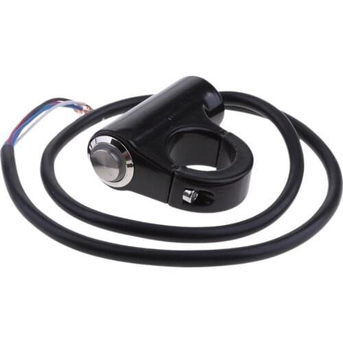 1 Piece Motorcycle 22mm Universal 7/8' Waterproof Handlebar Headlight Indicator Self Lock Mount Switch for most of motorcycles
