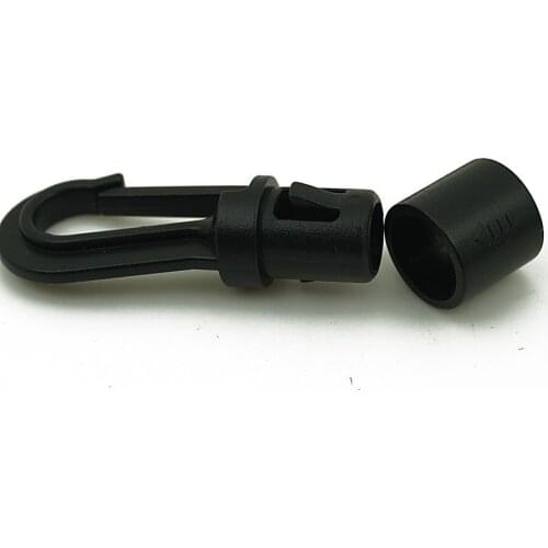 2pcs/lot Free Shipping Shock Cord End Hooks Bungee Cords Plastic Bags Clips Hanging for Kayak Boat
