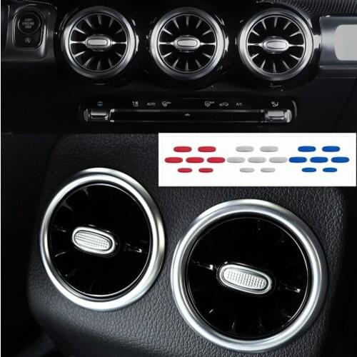 7 pcs For Mercedes Benz A B class GLA GLB CLA W177 W247 H247 X247 C118 2019-2021 Car Air Conditioning outlet middle Knob Cover