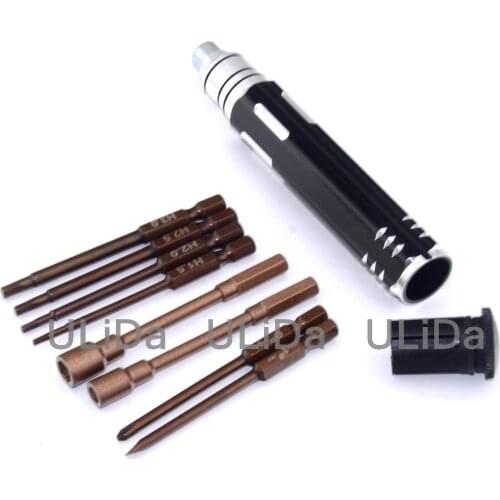 8 IN 1 RC Screwdriver Set Multifunction Professional RC Model Airplane DIY Tool Screw Driver Bit Set Model Aircraft Hand Tool