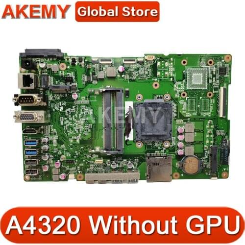 Akemy For ASUS A4320 Laotop Mainboard A4320-1B A4320 Motherboard Without GPU